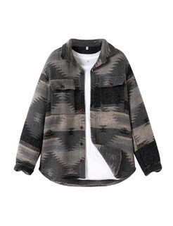 Foto 1 | Foto 1 | Shacket Findthy Para Hombre Franela Cepillada Estampado Étnico Azteca - Venta Internacional.