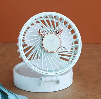 Foto 1 | Foto 1 | Espejo Cosmético Con Ventilador Pequeño Y Ligero Ventilador De Bolsillo Plegable - Venta Internacional.