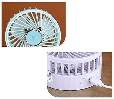 Foto 2 | Foto 2 | Espejo Cosmético Con Ventilador Pequeño Y Ligero Ventilador De Bolsillo Plegable - Venta Internacional.
