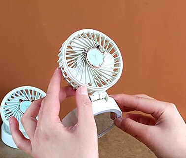 Foto 4 | Foto 4 | Espejo Cosmético Con Ventilador Pequeño Y Ligero  Ventilador De Bolsillo Plegable - Venta Internacional.