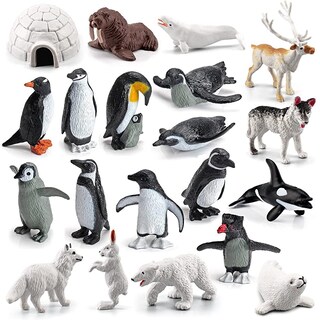 Foto 1 | Foto 1 | Set De Juego Con Figuras Wonwontoys Animales Árticos Y Pingüinos 20 Piezas - Venta Internacional.
