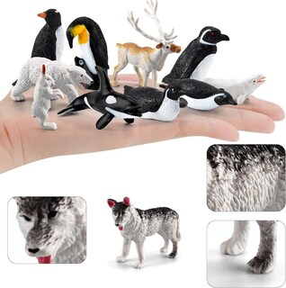 Foto 6 | Foto 6 | Set De Juego Con Figuras Wonwontoys Animales Árticos Y Pingüinos 20 Piezas - Venta Internacional.