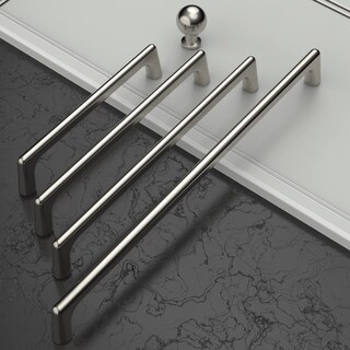 Foto 2 | Foto 2 | Tiradores De Armario Amerdeco De Níquel Satinado Cepillado Con Orificios De 160 Mm Paquete De 10 - Venta Internacional.