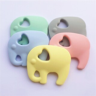 Foto 4 | Foto 4 | Coche De Silicona Teether Chenkai Con Elefante Koala Y Mariposa 10 Unidades - Venta Internacional.