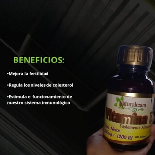 Foto 3 | Foto 3 | Vitamina E Naturalezam 1200 Iu 500mg 100 Capsulas Blandas 5 Pzs