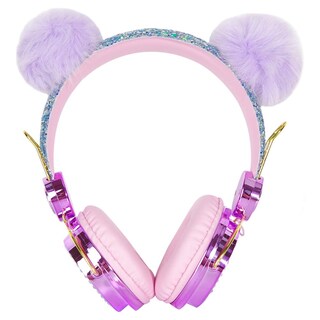 Foto 1 | Foto 1 | Auriculares Heallily Para Niños Para Colocar Sobre Las Orejas Con Micrófono Color Morado - Venta Internacional.