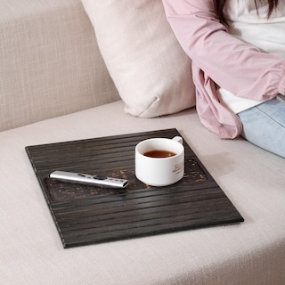 Foto 2 | Foto 2 | Bandeja Para Sofá Detor Bamboo Cocoa Con Almohadilla De Corcho Antideslizante 42 X 33 Cm - Venta Internacional.