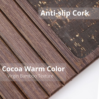 Foto 4 | Foto 4 | Bandeja Para Sofá Detor Bamboo Cocoa Con Almohadilla De Corcho Antideslizante 42 X 33 Cm - Venta Internacional.