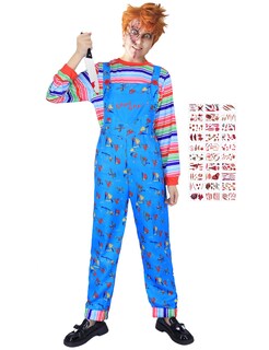 Foto 1 | Foto 1 | Mono Azul Para Mujer Disfraz Diyln Doll Killer Para Halloween - Venta Internacional.