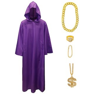 Foto 1 | Foto 1 | Disfraz Ivy Robes Shadow Wizard Money Gang Para Halloween Color Morado - Venta Internacional.