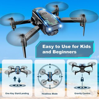 Foto 2 | Foto 2 | Drone Ovilie S17 Con Cámara 1080p Hd Plegable 2 Baterías - Venta Internacional.