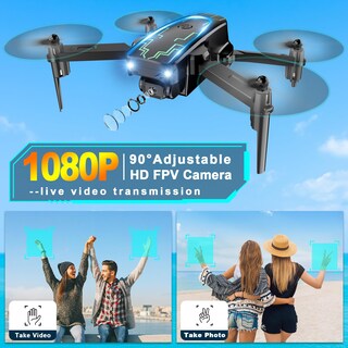 Foto 4 | Foto 4 | Drone Ovilie S17 Con Cámara 1080p Hd Plegable 2 Baterías - Venta Internacional.