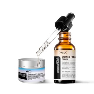 Foto 1 | Foto 1 | Set De Cuidado De La Piel Vgo Snail Mucin 92% Hidratante 50 Ml Y Sérum De Vitamina C 30 Ml - Venta Internacional.
