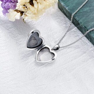 Foto 3 | Foto 3 | Collar Soulmeet Con Medallón De Mariposa De Cristal Azul En Forma De Corazón - Venta Internacional.