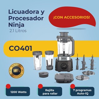 Foto 6 | Foto 6 | Licuadora Ninja Power Blender Ultimate System Co401 Negra Reacondicionada
