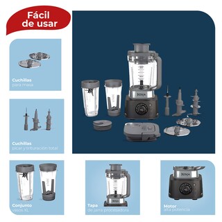 Foto 7 | Foto 7 | Licuadora Ninja Power Blender Ultimate System Co401 Negra Reacondicionada