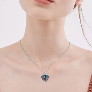 Foto 4 | Foto 4 | Collar Soulmeet De Plata De Ley Con Medallón En Forma De Corazón Y Alas De Ángel - Venta Internacional.