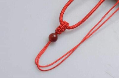 Foto 4 | Foto 4 | Collar Woiwo Con Colgante De Ágata De Cristal Cuerda De Nailon 72 Cm Color Rojo - Venta Internacional.