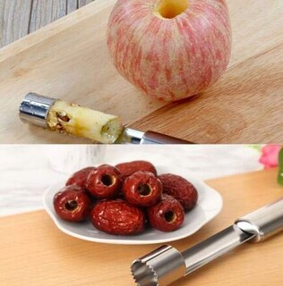 Foto 5 | Foto 5 | Descorazonador Woiwo De Acero Inoxidable Fruit Corer Descorazonador De Espino Blanco Dátil Rojo - Venta Internacional.