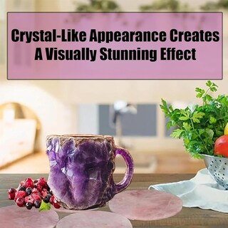 Foto 3 | Foto 3 | Taza De Café Riyhdo De Cristal Mineral De Resina 3d Novedosa Para Bebidas Calientes - Venta Internacional.