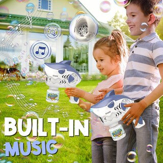 Foto 3 | Foto 3 | Máquina De Burbujas Bubble Gun Dolanus Shark Bubbles Para Niños Mayores De 3 Años - Venta Internacional.