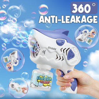 Foto 4 | Foto 4 | Máquina De Burbujas Bubble Gun Dolanus Shark Bubbles Para Niños Mayores De 3 Años - Venta Internacional.