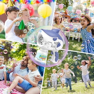 Foto 6 | Foto 6 | Máquina De Burbujas Bubble Gun Dolanus Shark Bubbles Para Niños Mayores De 3 Años - Venta Internacional.