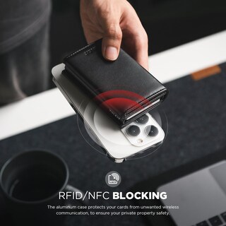 Foto 6 | Foto 6 | Billetera Vulkit Para Hombre Piel De Vacuno De Primera Calidad Con Bloqueo Rfid - Venta Internacional.