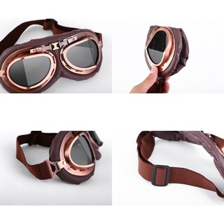 Foto 6 | Foto 6 | Medio Casco De Moto Yesmotor Retro German Leather Dot L - Venta Internacional.