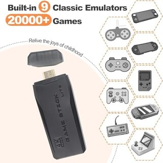 Foto 2 | Foto 2 | Consola De Juegos Retro Inalámbrica Linireau Con Más De 20 000 Juegos Y 2.4 Ghz - Venta Internacional.