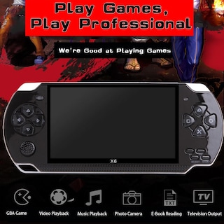 Foto 1 | Foto 1 | Consola De Juegos Portátil Con Pantalla Grande De 4 3 Pulgadas 4 Gb/8 Gb Negra - Venta Internacional.
