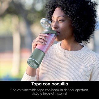 Foto 4 | Foto 4 | Ninja Mini Licuadora Blast Blender Portátil De 532ml (18 Oz) Verde Bosque (reacondicionado)