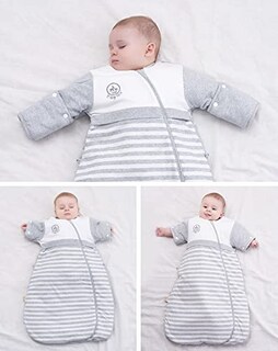 Foto 4 | Foto 4 | Saco De Dormir Ouyun Baby De Algodón Orgánico Rosa 20-42 De Altura - Venta Internacional.