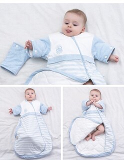 Foto 6 | Foto 6 | Saco De Dormir Ouyun Baby De Algodón Orgánico Rosa 20-42 De Altura - Venta Internacional.