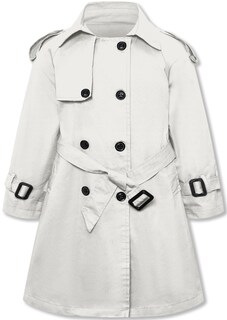 Foto 5 | Foto 5 | Gabardina Betusline Para Mujer Doble Botonadura Resistente Al Viento Color Blanco - Venta Internacional.