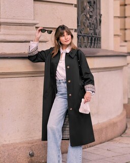 Foto 4 | Foto 4 | Gabardina Tankaneo Abrigo Largo A Prueba De Viento Para Mujer - Venta Internacional.