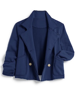 Foto 7 | Foto 7 | Pea Coat Malajisi Para Mujer Con Solapa Corta Con Muescas Azul Marino Talla Xl - Venta Internacional.