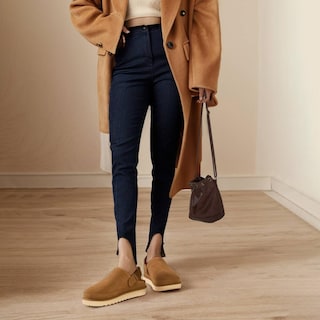 Foto 4 | Foto 4 | Zuecos Clovalub Para Mujer Sin Cordones Plataforma Gamuza Marrón - Venta Internacional.