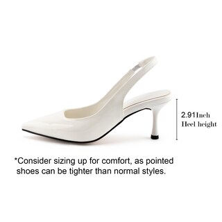 Foto 2 | Foto 2 | Zapatos De Tacón Heelchic Kitten Para Mujer Color Blanco Talla 5 - Venta Internacional.