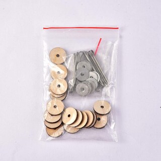 Foto 6 | Foto 6 | Juego De Juntas Para Muñecas Heallily 20 Juegos De Juntas En Forma De Chaveta De 14 Mm Madera - Venta Internacional.