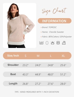 Foto 3 | Foto 3 | Jersey Tomosc Beyond Chenille Para Mujer 2024 Invierno Naranja - Venta Internacional.