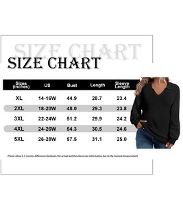 Foto 5 | Foto 5 | Jersey Carcos De Punto De Manga Larga Para Mujer 5x Negro Talla Grande - Venta Internacional.
