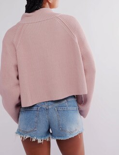 Foto 5 | Foto 5 | Jersey Tbetne De Punto Con Media Cremallera Para Mujer  Color Rosa  Talla M - Venta Internacional.