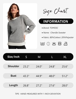 Foto 3 | Foto 3 | Jersey Tomosc Beyond Chenille Para Mujer 2024 Invierno Negro - Venta Internacional.