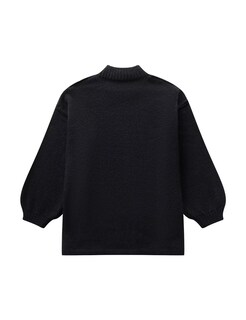 Foto 3 | Foto 3 | Jersey Tiqoje De Punto Borroso Con Cuello Redondo Para Mujer Negro - Venta Internacional.