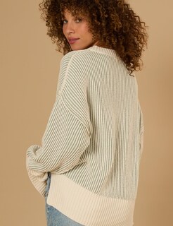 Foto 4 | Foto 4 | Jersey Faleave Fashion Para Mujer Manga Larga Manga Larga Color Verde Talla M - Venta Internacional.