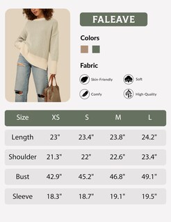 Foto 6 | Foto 6 | Jersey Faleave Fashion Para Mujer Manga Larga Manga Larga Color Verde Talla M - Venta Internacional.