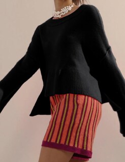Foto 3 | Foto 3 | Jersey Taqcux Ligero Con Cuello Redondo Y Manga Acampanada Para Mujer - Venta Internacional.