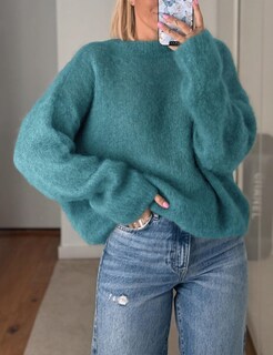 Foto 2 | Foto 2 | Jersey Antnation Soft Fuzzy Knit Oversized Verde Para Mujer - Venta Internacional.