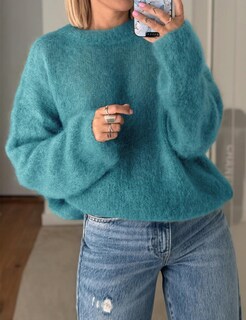 Foto 3 | Foto 3 | Jersey Antnation Soft Fuzzy Knit Oversized Verde Para Mujer - Venta Internacional.